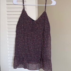 American Engle Floral Print Camisole Top - Purple